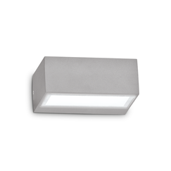 Фасаден аплик TWIN AP1 GRIGIO 326979 Ideal Lux 1xG9 IP44 | Osvetlenieto.bg