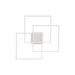 LED Плафон FRAME PL QUADRATO BIANCO 2700K 341316 Ideal Lux | Osvetlenieto.bg