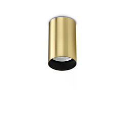Луна за открит монтаж LOOK PL1 ROUND D60 H100 OTTONE 371405 Ideal Lux 1xGU10 | Osvetlenieto.bg