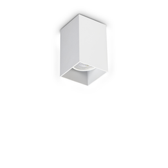 Луна за открит монтаж LOOK PL1 SQUARE D60 H100 BIANCO 367552 Ideal Lux 1xGU10 | Osvetlenieto.bg