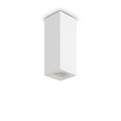 Луна за открит монтаж LOOK PL1 SQUARE D70 H200 GESSO 355764 Ideal Lux 1xGU10 | Osvetlenieto.bg