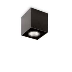 Луна за открит монтаж MOOD PL1 D09 SQUARE NERO 243948 Ideal Lux 1xGU10 | Osvetlenieto.bg