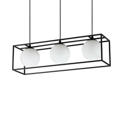 Полилей LINGOTTO SP3 NERO 304144 Ideal Lux 3xE14 | Osvetlenieto.bg