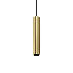 Полилей LOOK SP1 ROUND D40 H400 OTTONE 371597 Ideal Lux 1xGU10 | Osvetlenieto.bg