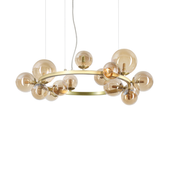 Полилей PERLAGE SP14 AMBRA 322797 Ideal Lux 14xG9 | Osvetlenieto.bg
