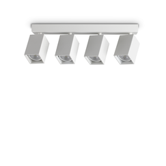 Спот DYNAMITE PL4 LINEAR SQUARE BIANCO 367422 Ideal Lux 4xGU10 | Osvetlenieto.bg