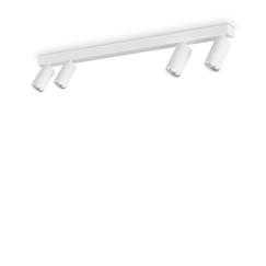 Спот PROFILO PL4 BIANCO 328188 Ideal Lux 4xGU10 | Osvetlenieto.bg