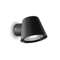 Фасаден аплик GAS AP1 NERO 020228 Ideal Lux 1xGU10 IP43 | Osvetlenieto.bg