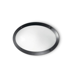 Фасаден аплик POLAR-1 AP1 OVAL NERO 096704 Ideal Lux 1xE27 IP66 | Osvetlenieto.bg