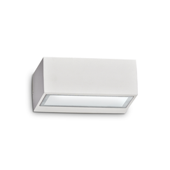 Фасаден аплик TWIN AP1 BIANCO 115351 Ideal Lux 1xG9 IP44 | Osvetlenieto.bg
