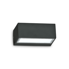 Фасаден аплик TWIN AP1 NERO 115375 Ideal Lux 1xG9 IP44 | Osvetlenieto.bg