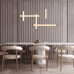 LED Полилей Zambelis 25421 PENDANT LED LIGHT 93W 3000K SANDY BLACK METAL - ALUMINIUM - ALABASTER | Osvetlenieto.bg