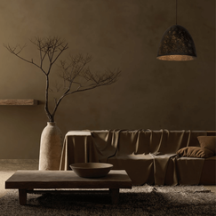 Полилей Zambelis 25175 PENDANT LIGHT 1xE27 METAL - PAPER PULP - MULBERRY SILK BLACK | Osvetlenieto.bg
