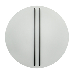 LED Аплик Zambelis 2575 WALL LED LIGHT 30W 3000K TRIAC BLACK MATT STICK - SANDY GREY BASE | Osvetlenieto.bg