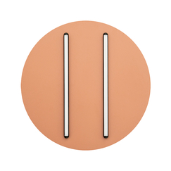 LED Плафон ZAMBELIS 2567 CEILING LED LIGHT 28W 3000K BLACK MATT STICK - SANDY BRICK RED BASE | Osvetlenieto.bg