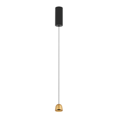 LED Полилей ZAMBELIS 25138 PENDANT LED LIGHT 7W 3000K GOLD ALUMINIUM | Osvetlenieto.bg