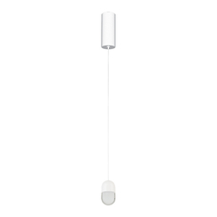 LED Полилей ZAMBELIS 25139 PENDANT LED LIGHT 7W 3000K SANDY WHITE ALUMINIUM - ACRYLIC | Osvetlenieto.bg