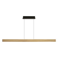 LED Полилей ZAMBELIS 25196 PENDANT LED LINE LIGHT 46W 3000K TRIAC BRUSHED GOLD -ALUMINIUM - BLACK METAL | Osvetlenieto.bg