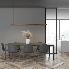 LED Полилей ZAMBELIS 22207 PENDANT LED LIGHT 45W 3000K BRONZE | Osvetlenieto.bg