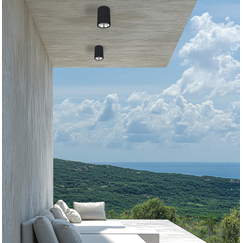 LED Луна за открит монтаж DERMOT 4334801 Viokef 10W 3000K | Osvetlenieto.bg