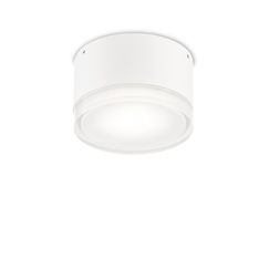 Фасаден плафон URANO PL1 SMALL BIANCO 168036 Ideal Lux 1xGX53 IP44 | Osvetlenieto.bg