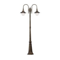 Градинска лампа CIMA PT2 NERO 024097 Ideal Lux 2xE27 IP43 | Osvetlenieto.bg