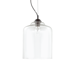 Полилей BISTRO' SP1 SQUARE TRASPARENTE 112305 Ideal Lux 1xE27 | Osvetlenieto.bg