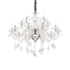 Полилей COLOSSAL SP15 TRASPARENTE 114170 Ideal Lux 15xE14 | Osvetlenieto.bg