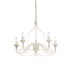 Полилей CORTE SP5 BIANCO 005881 Ideal Lux 5xE14 | Osvetlenieto.bg
