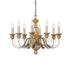 Полилей FIRENZE SP8 ORO 020839 Ideal Lux 8xE14 | Osvetlenieto.bg