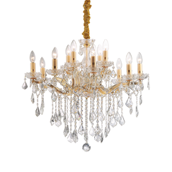 Полилей FLORIAN SP12 ORO 035611 Ideal Lux 12xE14 | Osvetlenieto.bg