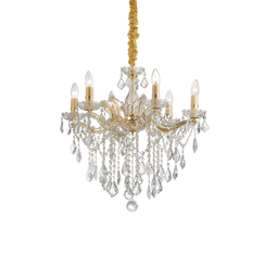 Полилей FLORIAN SP6 ORO 035635 Ideal Lux 6xE14 | Osvetlenieto.bg