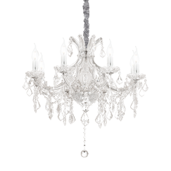 Полилей NAPOLEON SP8 CROMO 167244 Ideal Lux 8xE14 | Osvetlenieto.bg