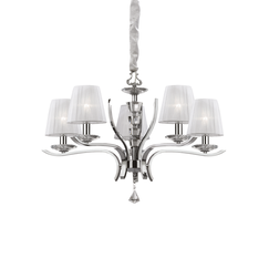 Полилей PEGASO SP5 BIANCO 066448 Ideal Lux 5xE14 | Osvetlenieto.bg