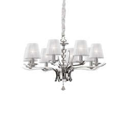 Полилей PEGASO SP8 BIANCO 059242 Ideal Lux 8xE14 | Osvetlenieto.bg