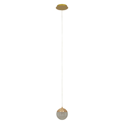 LED Полилей ZAMBELIS 25323 PENDANT LED LIGHT 9W 3000K GOLD ALUMINIUM - ACRYLIC | Osvetlenieto.bg