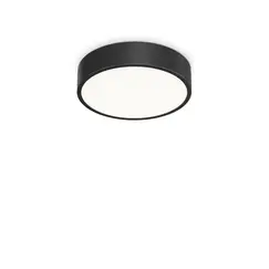 LED Плафон RAY PL D30 NERO 327563 Ideal Lux  IP44 | Osvetlenieto.bg