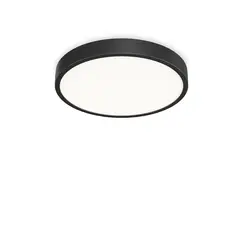 LED Плафон RAY PL D60 NERO 327686 Ideal Lux  IP44 | Osvetlenieto.bg