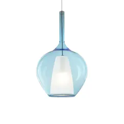 Полилей KALIQUE-1 SP1 D28 AZZURRO 359588 Ideal Lux 1xE27 | Osvetlenieto.bg