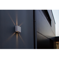 Фасаден аплик GEMINI BEAMS Lutec LED 10W IP54 5104003032 | Osvetlenieto.bg
