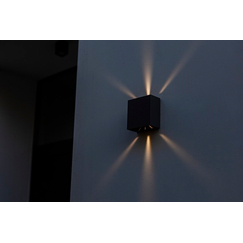 Фасаден аплик GEMINI BEAMS Lutec LED 7.5W IP54 5104003012 | Osvetlenieto.bg