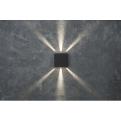 Фасаден аплик GEMINI BEAMS Lutec LED 7.5W IP54 5104005118 | Osvetlenieto.bg