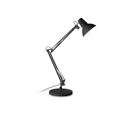 Настолна лампа WALLY TL1 TOTALE NERO 265278 Ideal Lux 1xE27 | Osvetlenieto.bg