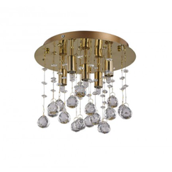Плафон MOONLIGHT PL5 ORO 094663 Ideal Lux 5xG9 | Osvetlenieto.bg