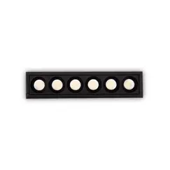 LED Луна за вграждане LIKA FI SLIM 10W 3000K NERO 305813 Ideal Lux | Osvetlenieto.bg