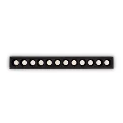 LED Луна за вграждане LIKA FI SLIM 20W 3000K NERO 305837 Ideal Lux | Osvetlenieto.bg