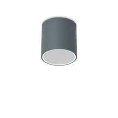 Външен плафон TECHO PL1 D15 ROUND ANTRACITE 318103 Ideal Lux 1xGU10 IP54 | Osvetlenieto.bg