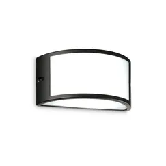 Фасаден аплик REX-1 AP1 NERO 322728 Ideal Lux 1xE27 IP44 | Osvetlenieto.bg