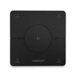 MiBoxer Стенен панел черен MONO/CCT 4 Зони 2xAAA 2.4GHz RF K0S-B | Osvetlenieto.bg