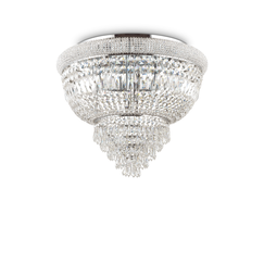 Плафон DUBAI PL6 CROMO 207186 Ideal Lux 6xE14 | Osvetlenieto.bg